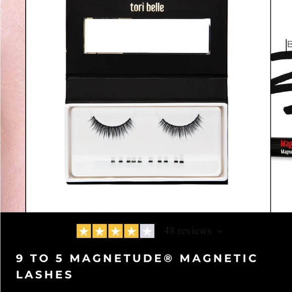 Tori Belle Magnetude Magnetic Lashes + Magnetude Magnetic Eyeliner in black !!